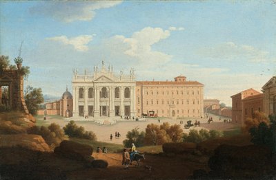 Vista della Basilica di San Giovanni in Laterano, Roma da Giacomo van Lint